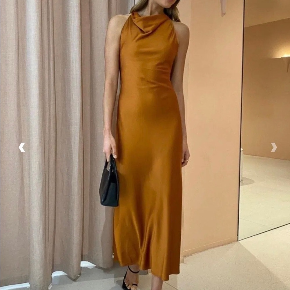 Significant Other Deidre Caramel Dress US 6